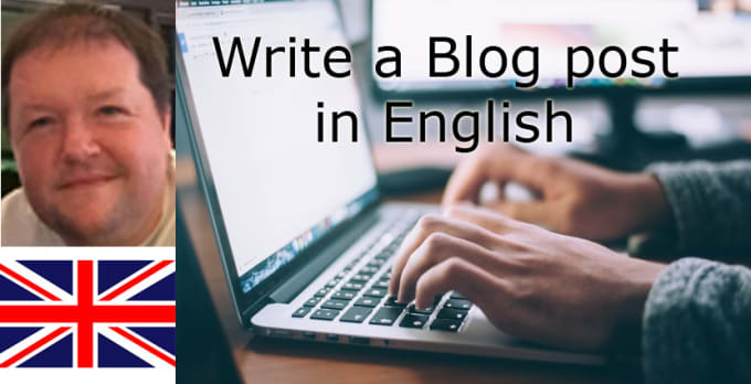 Gig Preview - Write your blog post in english