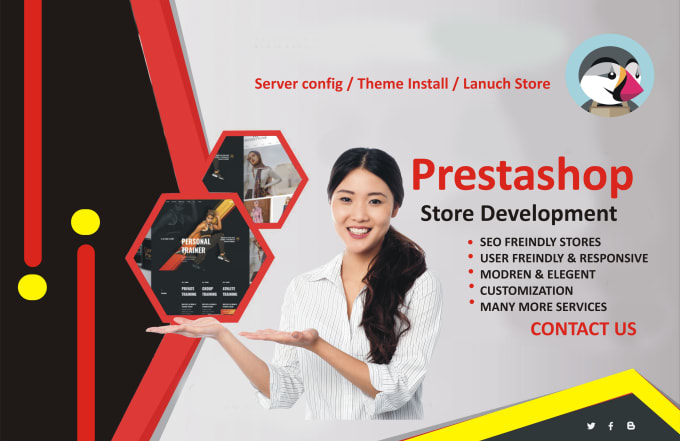 Gig Preview - Our agency will create prestashop e commerce business store for you