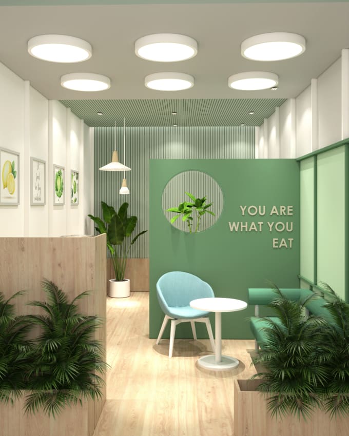 Gig Preview - Design your clinic interior for 200 dollars