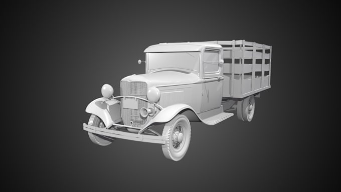 Gig Preview - Make 3d model of cars stl for 3d printing and rendering