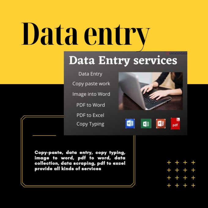 Gig Preview - Do data entry and typing, copy and paste all kinds of tasks