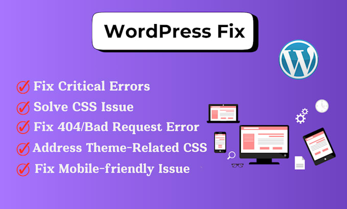 Gig Preview - Fix wordpress CSS, mobile responsiveness and critical errors