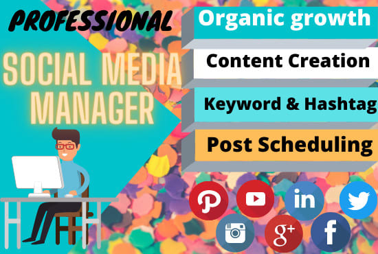 Gig Preview - Be your talented social media manager and content creator