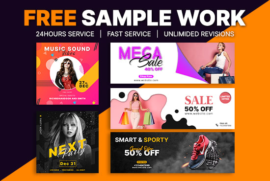 Bestseller - design website banner, hero image, poster, event flyer