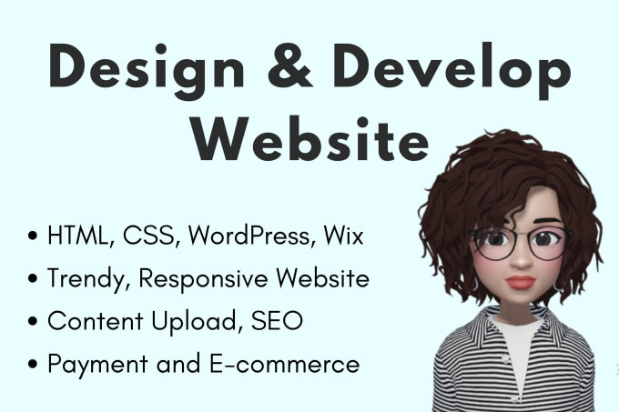 Gig Preview - Design and develop responsive wordpress website