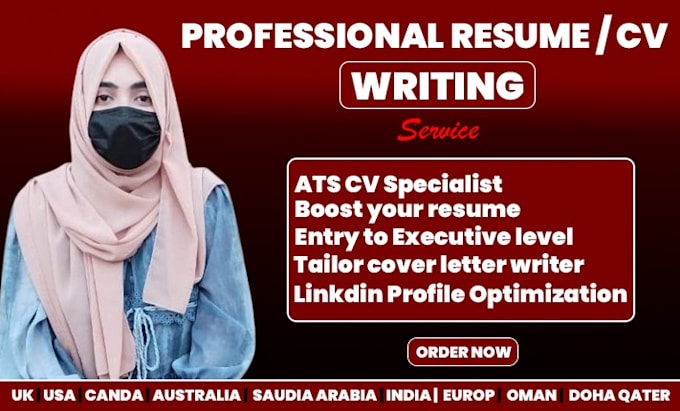 Gig Preview - Do professional resume writing service