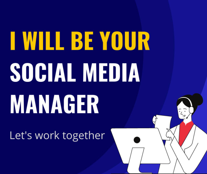 Gig Preview - Be your social media manager