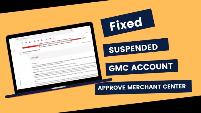 Bestseller - fix your google merchant center suspension, misrepresentation for shopify store