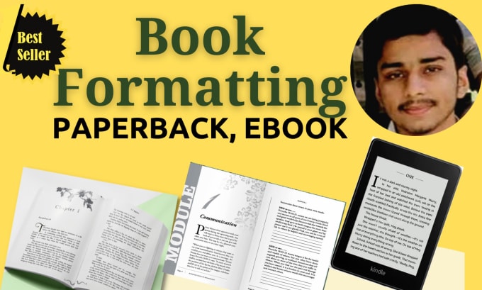 Gig Preview - Format your book, ebook and paperback for amazon kindle