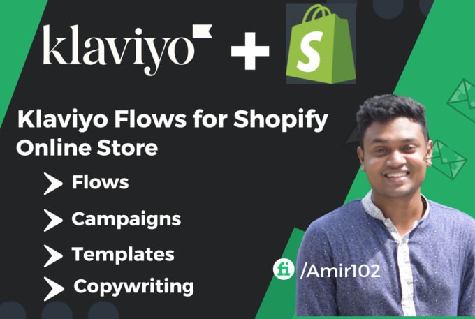 Gig Preview - Set up klaviyo flows for shopify online store