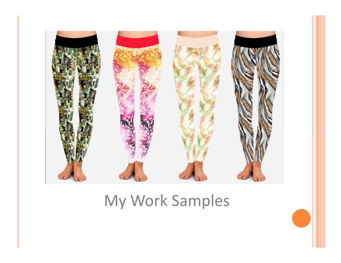 Gig Preview - Design creative legging and yoga pants