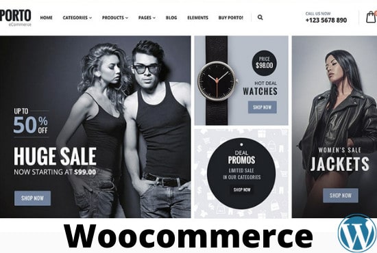 Gig Preview - Make ecommerce online product selling website for shop