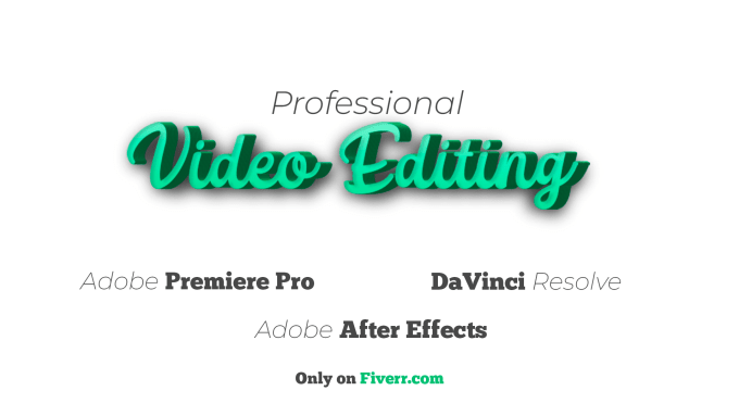 Gig Preview - Be your long term video editor