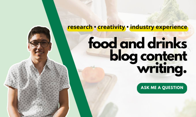 Gig Preview - Write SEO friendly engaging food blogs