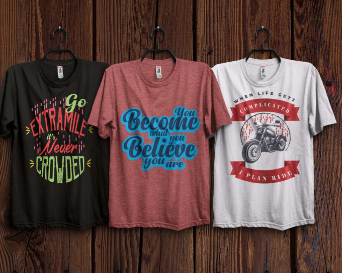 Gig Preview - Design trendy and classy typographic tshirt designs