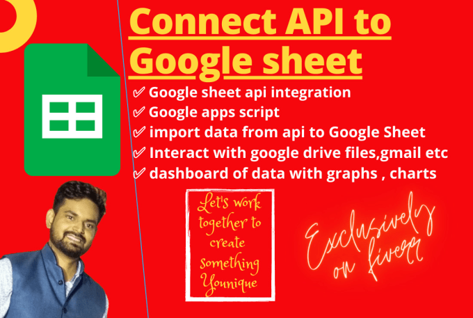 Gig Preview - Connect any API to google sheet