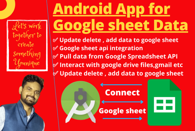 Gig Preview - Develop android app for google sheet database