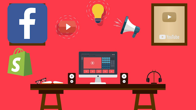 Gig Preview - Make facebook video ads for shopify dropshipping products