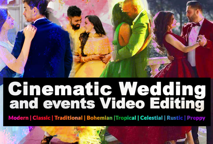 Gig Preview - Edit cinematic weddings and events videos