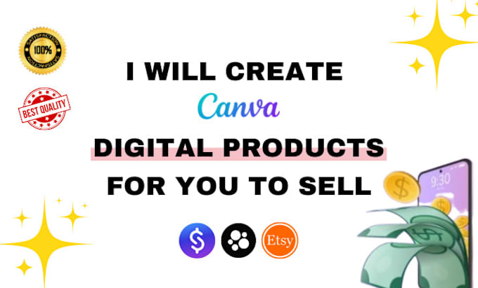 Gig Preview - Create any digital product for you to sell