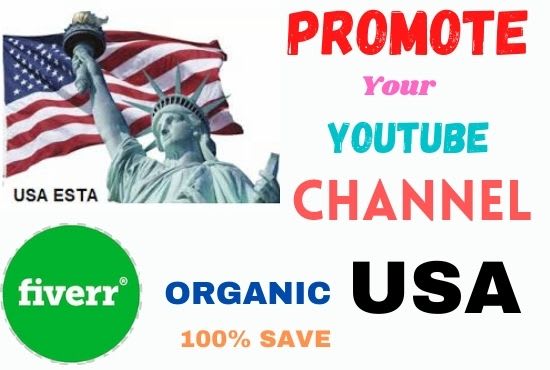 Gig Preview - Promote and market youtube channels in the USA organically for super grow