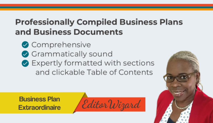 Gig Preview - Edit or proofread your business plan or supplemental documents