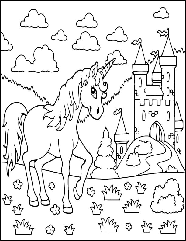 Gig Preview - Make magical coloring pages for kids and adults for KDP and esty