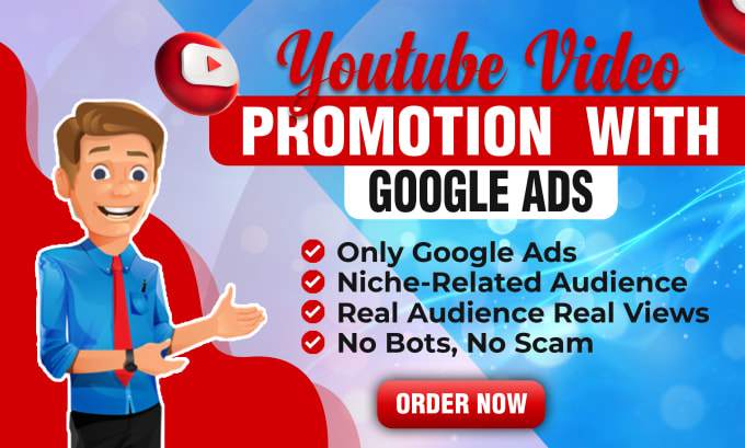 Gig Preview - Do youtube video promotion with google ads