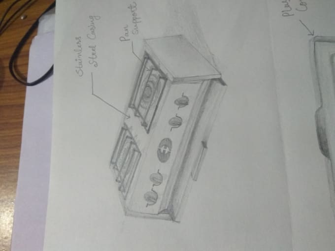 Gig Preview - Industrial design and concept sketched of product