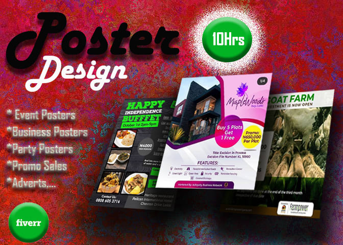 Bestseller - design your events and business posters in 10 hours