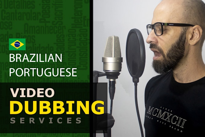 Gig Preview - Do brazilian portuguese voice over dubbing and sync video