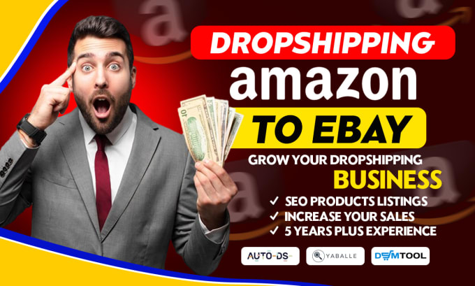 Gig Preview - Do amazon to ebay dropshipping listings