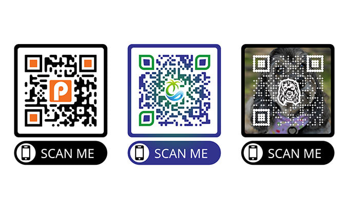 Gig Preview - Design a custom qr code with your logo