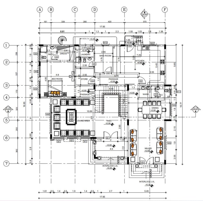 Gig Preview - Do architecture floor plan, elevation, section, in revit bim