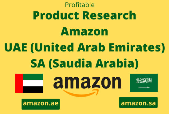 Gig Preview - Find a profitable product for amazon uae , sa or ksa