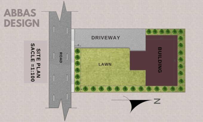 Gig Preview - Draw  siteplan or site plan for property