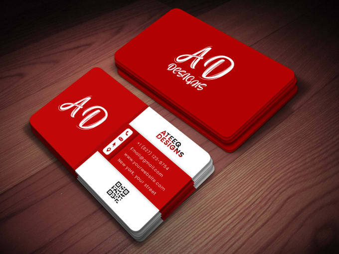 Gig Preview - Design professional minimal luxury business card