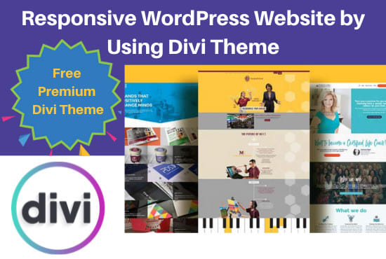 Gig Preview - Do responsive wordpress website by divi theme, divi builder