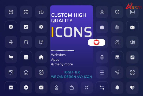 Gig Preview - Create unique custom high quality icons set for app and website in 24 hours