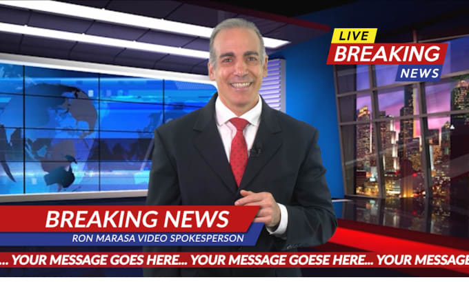 Gig Preview - Do a breaking news, or presenter spokesperson video