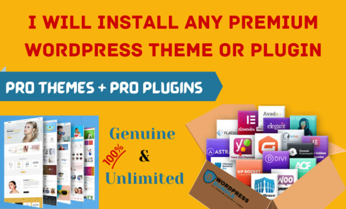 Gig Preview - Install any premium wordpress theme or plugin