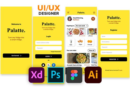 Gig Preview - Design UI UX for your application