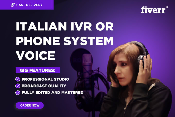 Gig Preview - Record your italian IVR or phone system voice