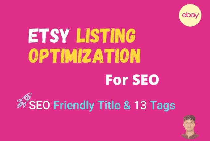 Gig Preview - Optimize etsy listings by writing SEO friendly titles and 13 tags