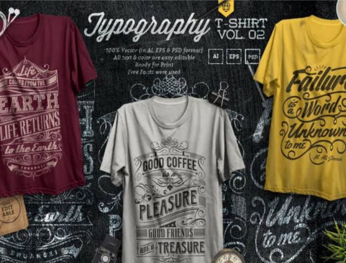 Gig Preview - Design typography tshirt masterpieces