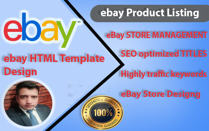 Gig Preview - Make ebay HTML listing template responsive and ebay store