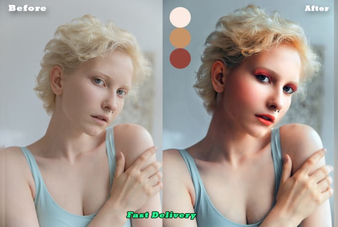 Gig Preview - Do retouching beauty and makeup to any photo in photoshop