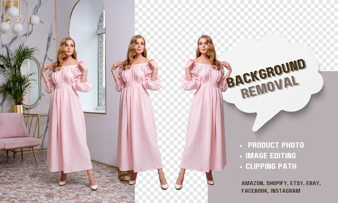 Gig Preview - Do bulk image background removal and photoshop editing