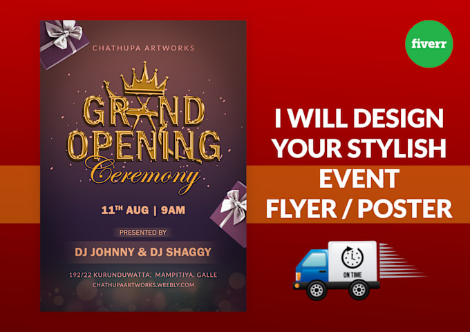 Gig Preview - Design your stylish event flyer, poster