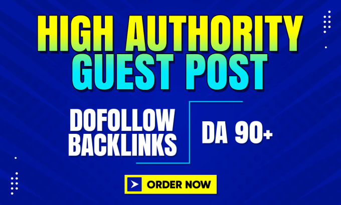 Gig Preview - Do premium SEO guest post with dofollow backlinks